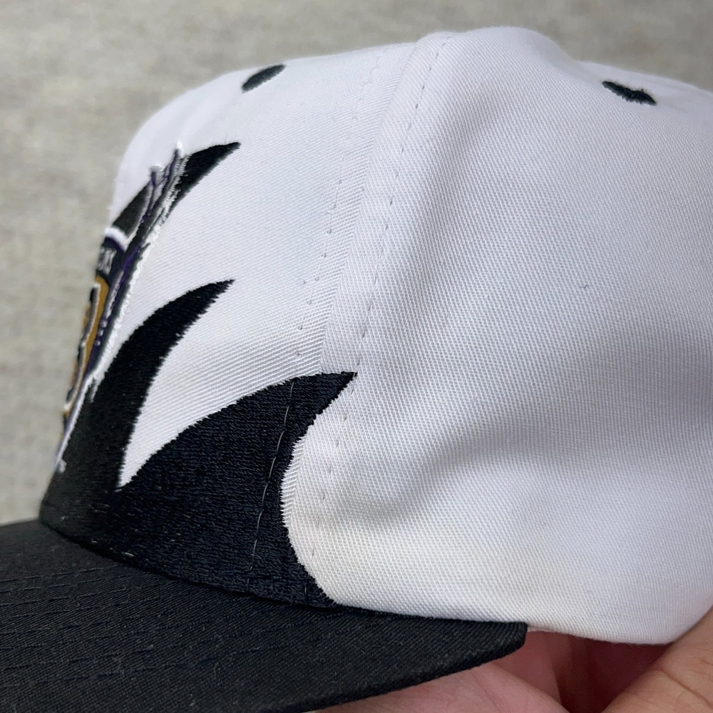 Vintage Baltimore Ravens Hat Cap Snapback Shark Tooth Sharktooth 90s Logo 7 RARE - Picture 13 of 16